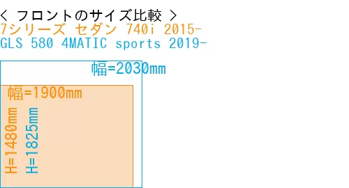 #7シリーズ セダン 740i 2015- + GLS 580 4MATIC sports 2019-